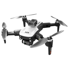 Foldable Dual Lens Drone With Obstacle Avoidance - 4K Aerial Photography White
