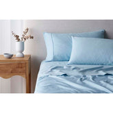 2500TC Blue Cotton Rich Sheet Set by Accessorize