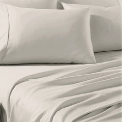 1500 Thread Count Premium Cotton Blend Bone Sheet Set by Renee Taylor