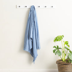 Cavallo Stone washed 100% Linen Throw by Renee Taylor