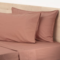 Helena Vintage Stone washed Redwood Sheet Set by Renee Taylor