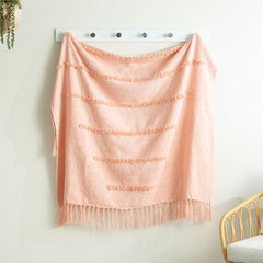 Cambridge Cotton Slub Tufted Throw by Renee Taylor