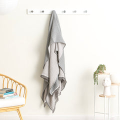 Dreamy Vintage Washed Yarn Dyed Textured Cotton Throw by Renee Taylor