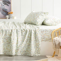 175 GSM Egyptian Wattle Cotton Flannelette Sheet Set by Park Avenue