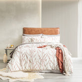 175 Gsm Egyptian Winter Berry Cotton Flannelette Quilt Cover Set by Park Avenue