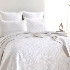 Asher White Jacquard Euro P C by Renee Taylor