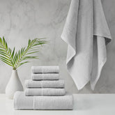 Retreat Cotton Tencel Antimicrobial 6 Piece Towel Set by Cloud Linen