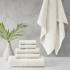 Retreat Cotton Tencel Antimicrobial 6 Piece Towel Set by Cloud Linen