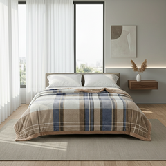 100 % Acrylic Soft Heavy Weight Printed Mink Blanket by Renee Taylor