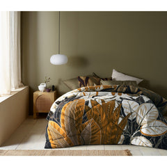 Bronte Washed Cotton Printed 3 Piece Comforter Set by Accessorize