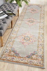 Babylon 211 Grey Runner Rug