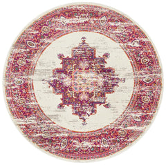 Babylon 211 Pink Round Rug