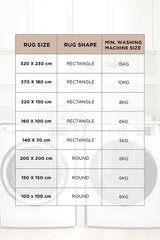 Bubble White - Machine Washable Rug