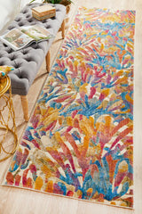 Dreamscape Memories Modern Tropical Runner Rug