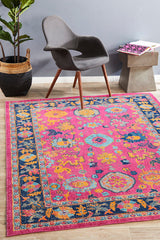 Eternal Whisper Corners Pink Rug