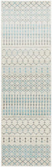 Evoke Slate White Transitional Rug