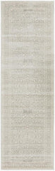 Evoke Silver Flower Transitional Runner Rug