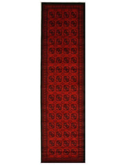 Istanbul Classic Afghan Pattern Runner Rug Red