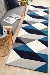 Matrix Pure Wool 904 Steel Runner Rug Rug