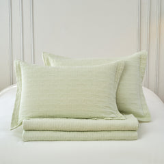 Milky Green Bedspread Set by Classic Quilts