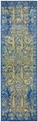 Radiance 411 Royal Blue Runner Rug