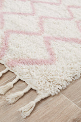 Saffron 11 Pink Runner Rug