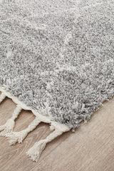 Saffron 44 Silver Runner Rug