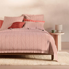 Abbotson Linen Stripe Tailored Quilt Cover Set by Sheridan