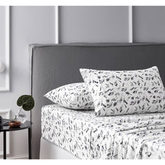 Botanical Cotton Flannelette Sheet Set by Accessorize