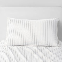 Bayley Stripe Washed Percale Sheet Set by Sheridan