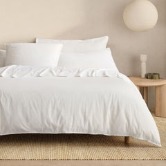 Bayley Washed Percale Quilt Cover Set by Sheridan