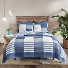 Blue Inspirations Bedspread Set by Classic Quilts