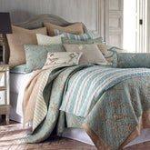 Lyon Teal Bedspread Set by Classic Quilts