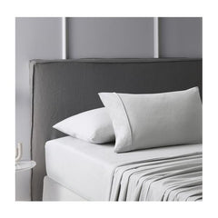 Light Grey Cotton Flannelette Sheet Set by Accessorize