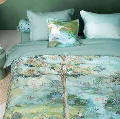 Pip Paradise Green Cotton Quilt Cover Set by Pip Studio