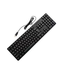 French Letter Keycaps Gaming Keyboard – USB Wired 104-Key Full Size Keyboard for PC & Computer Use
