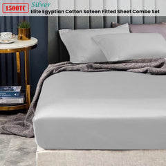 1500TC Elite Egyptian Cotton Sateen King Combo Set by Ramesses