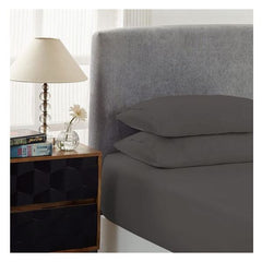 Grey Cotton Flannelette Sheet Set by Accessorize