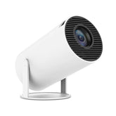 Android 11 Wifi6 4K Mini Projector With Hidden Lift And Gimbal - White
