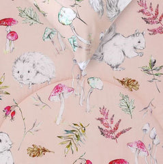 Story Time Pink Printed Cotton Comforter Sets by Happy Kids