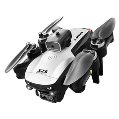 Foldable Dual Lens Drone With Obstacle Avoidance - 4K Aerial Photography White