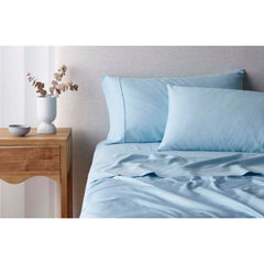 2500TC Blue Cotton Rich Sheet Set by Accessorize
