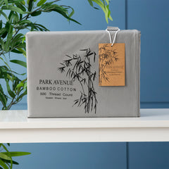 500 TC Split Queen Bamboo Cotton sheet set by Park Avenue