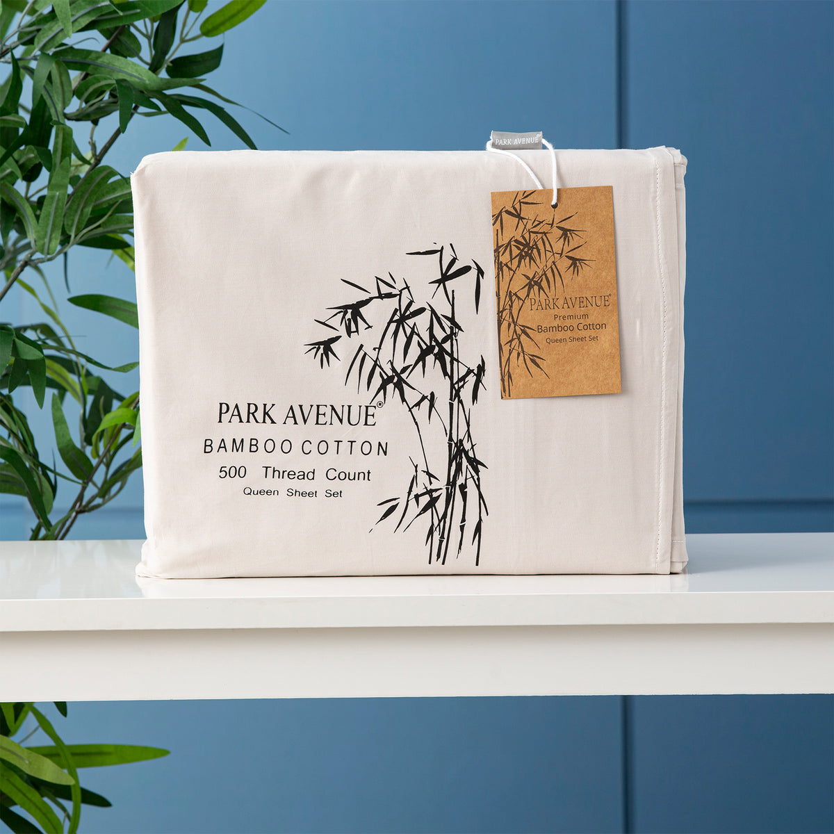 500 Thread count Dove Natural Bamboo Cotton Sheet sets by Park Avenue
