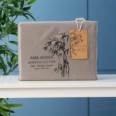 500 TC Split Queen Bamboo Cotton sheet set by Park Avenue