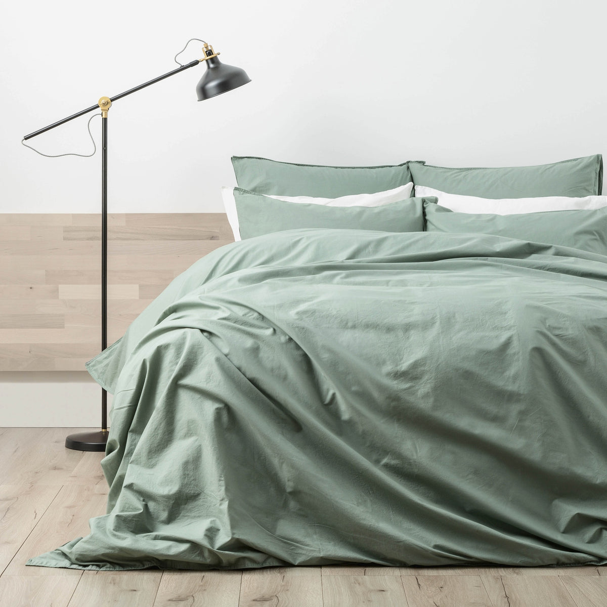 Lorimer 300TC Stone washed Forest Quilt Cover set by Renee Taylor