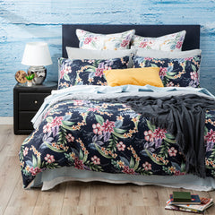 300 TC Sophie Cotton Reversible Quilt cover Set by Renee Taylor
