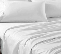 1500 Thread Count Premium Cotton Blend White Sheet Set by Renee Taylor