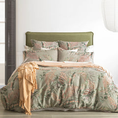 300 TC Palm Cove Forest Cotton Reversible Quilt cover sets by Renee Taylor