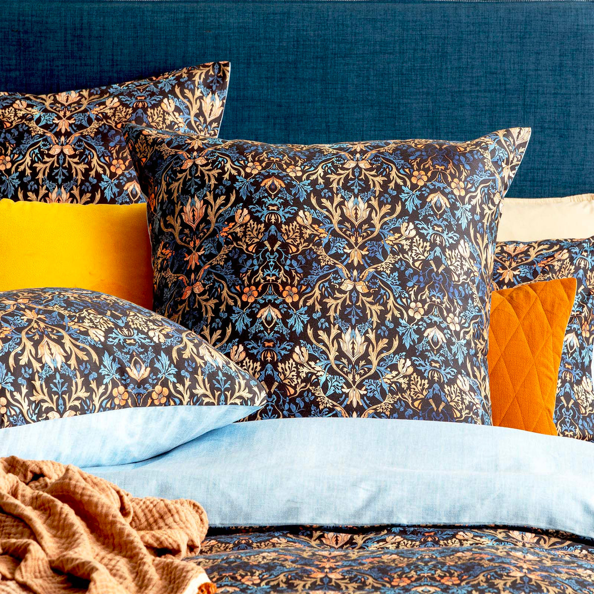 300 TC Blackthorn Cotton Reversible Euro P/Case by Renee Taylor